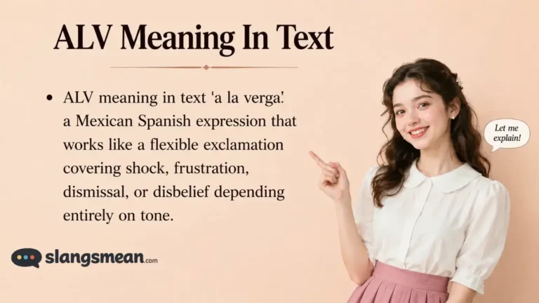 ALV Meaning In Text