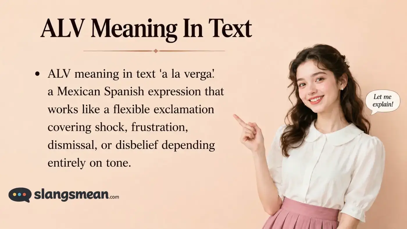ALV Meaning In Text