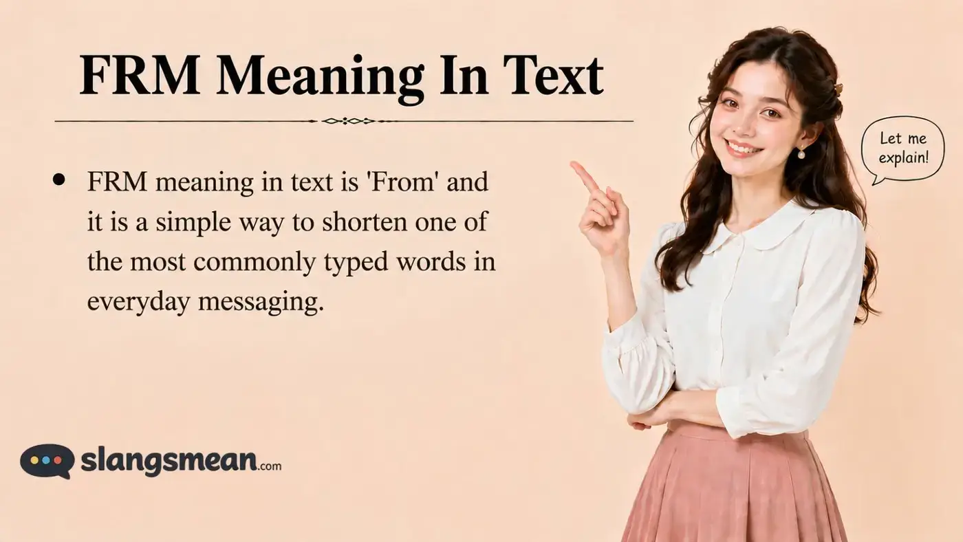 FRM Meaning In Text