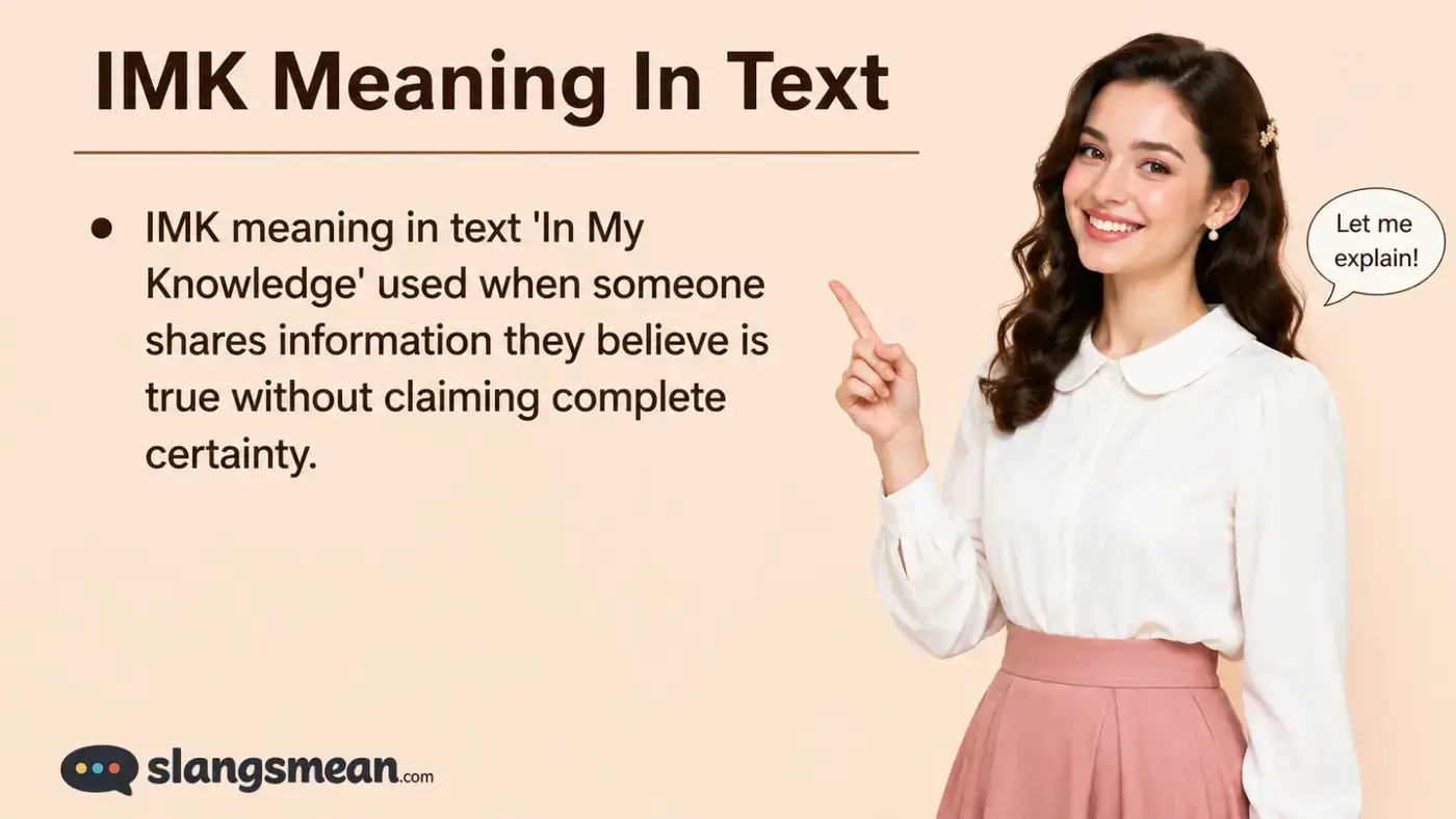 IMK Meaning In Text