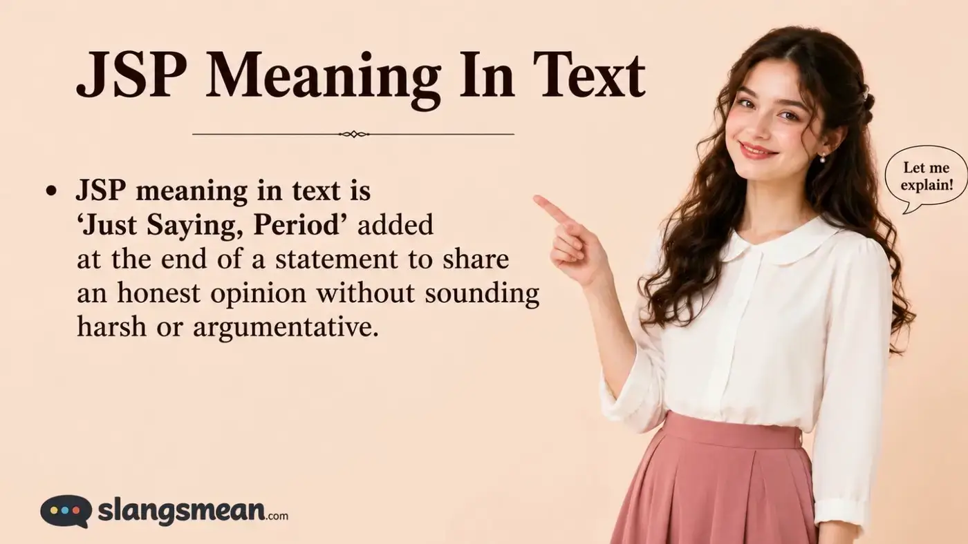 JSP Meaning In Text