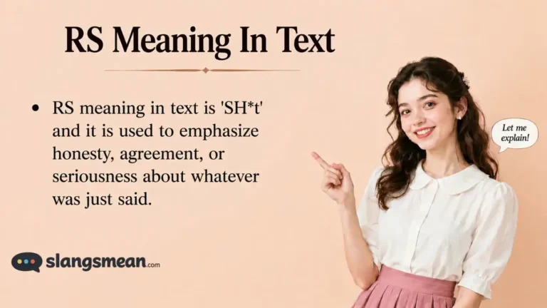 RS Meaning In Text