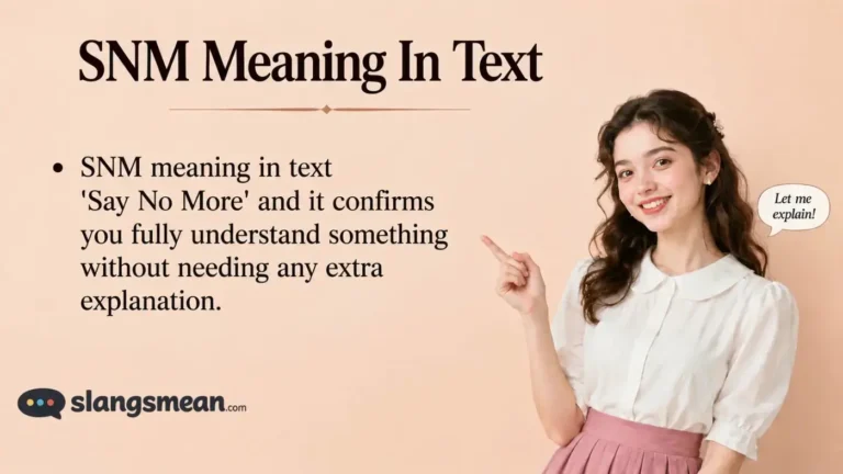SNM Meaning In Text