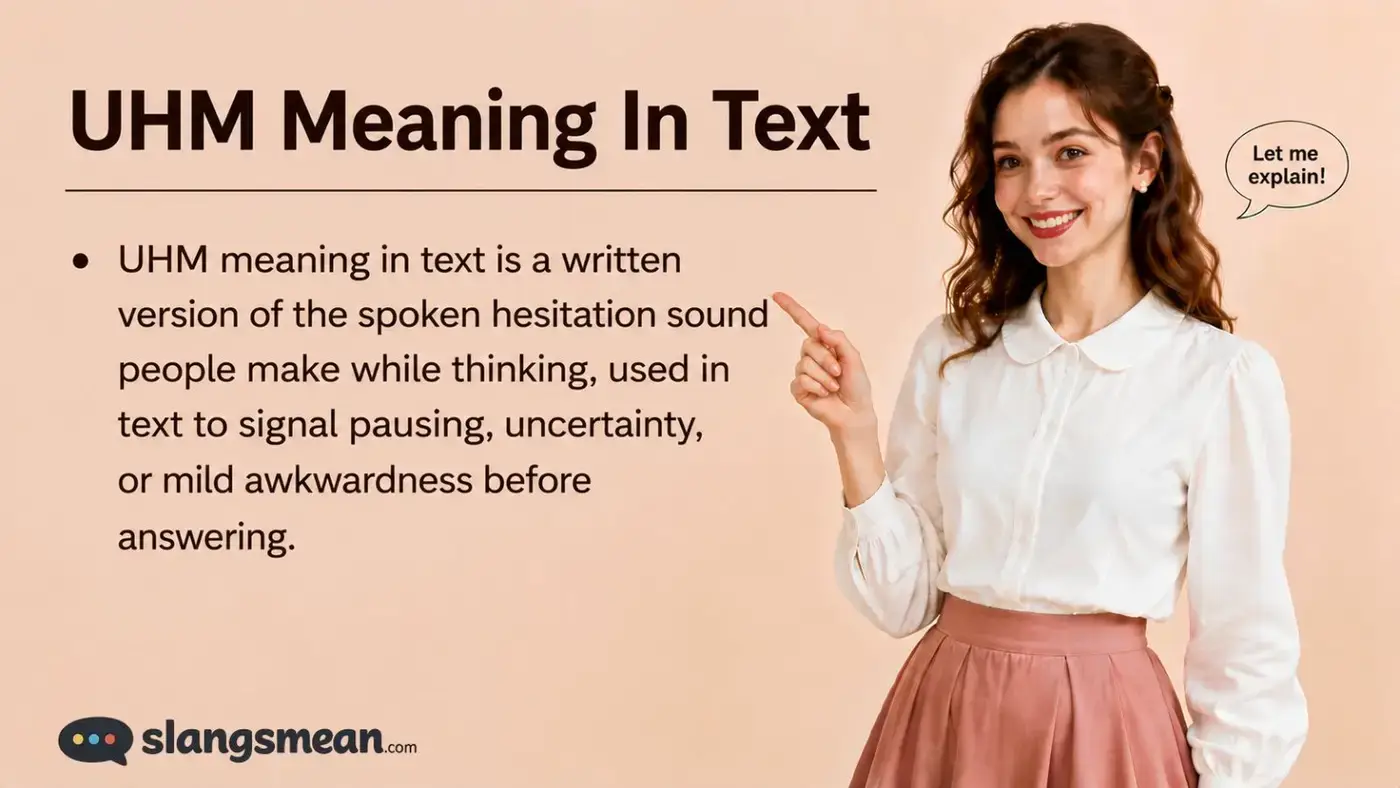 UHM Meaning In Text