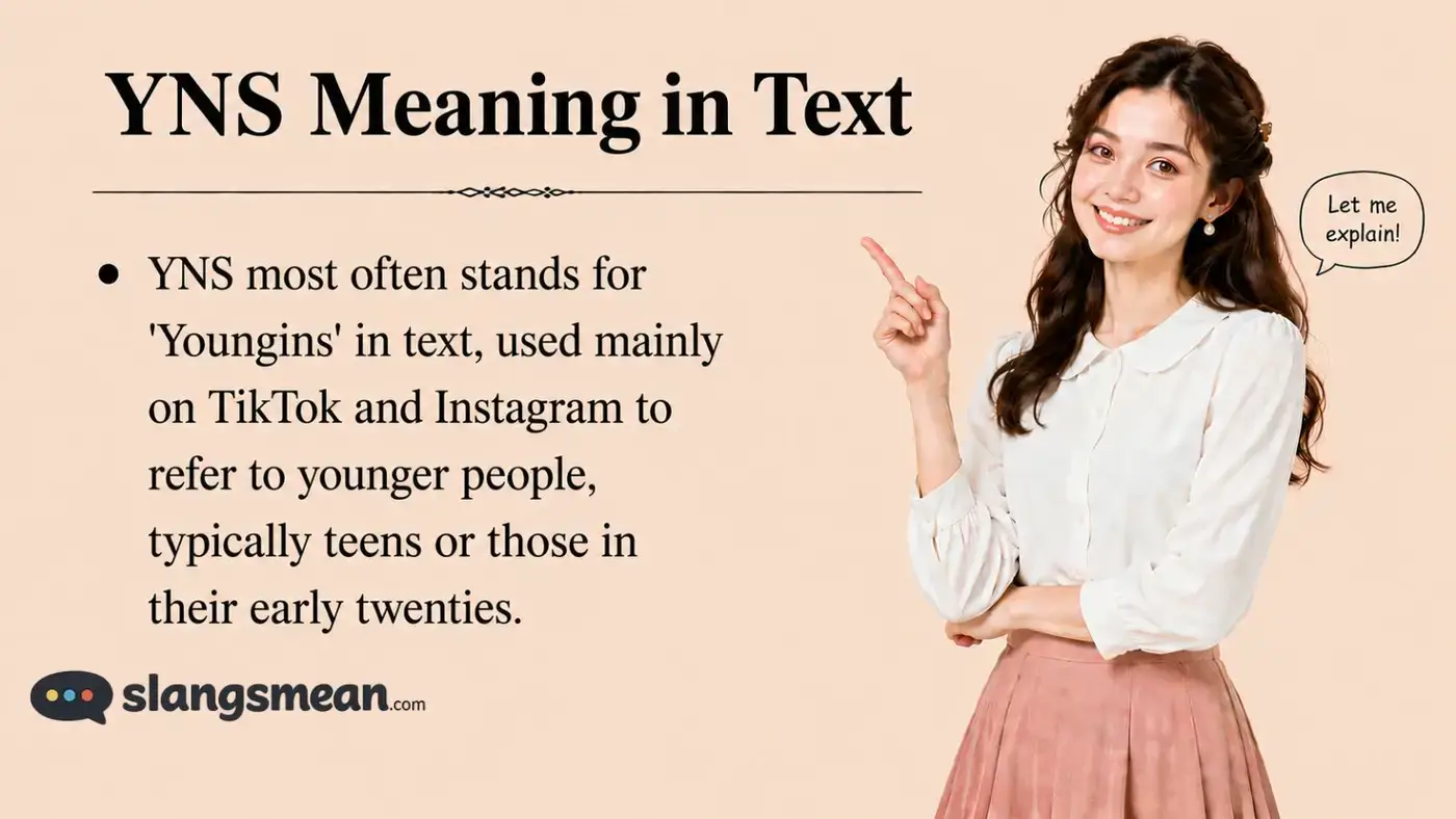 YNS Meaning In Text