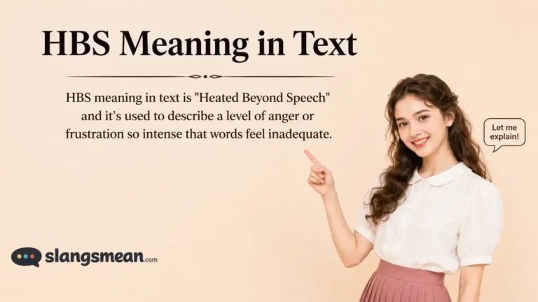 hbs meaning in text