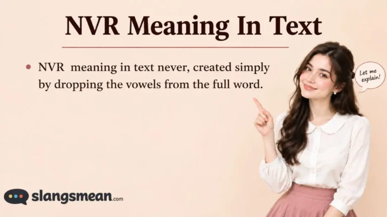 NVR Meaning In Text