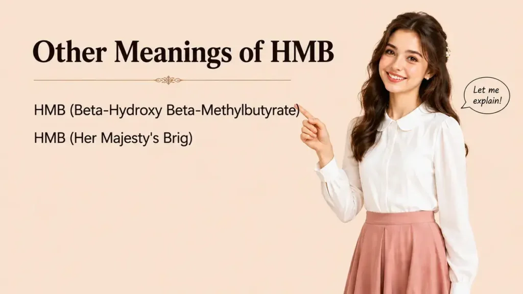 Other Meanings of HMB