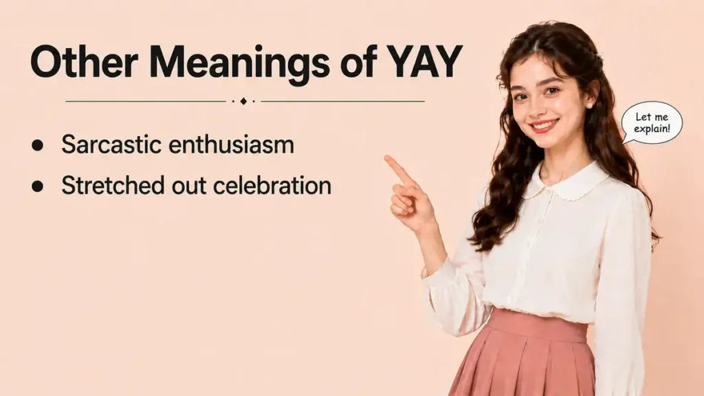 Other Meanings of YAY
