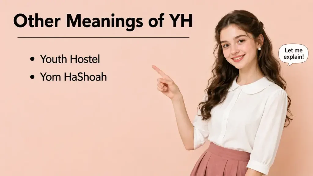 Other Meanings of YH