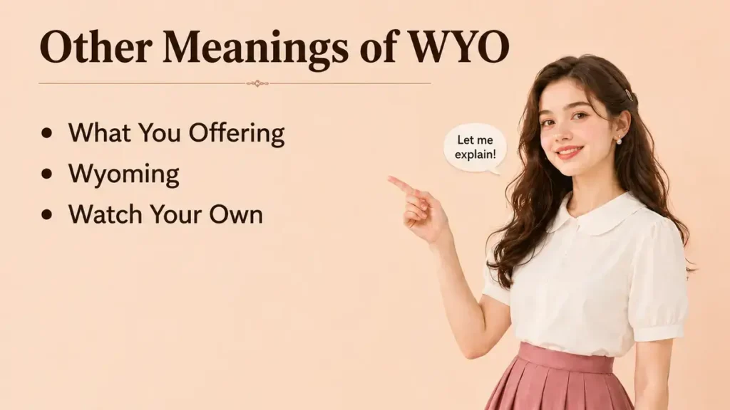Other Meanings of WYO