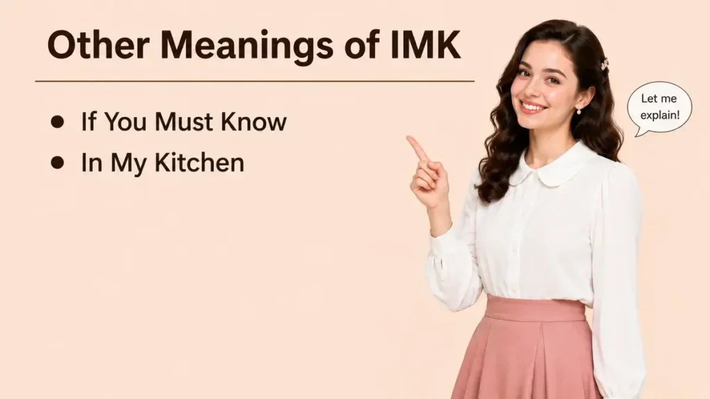 Other Meanings of IMK