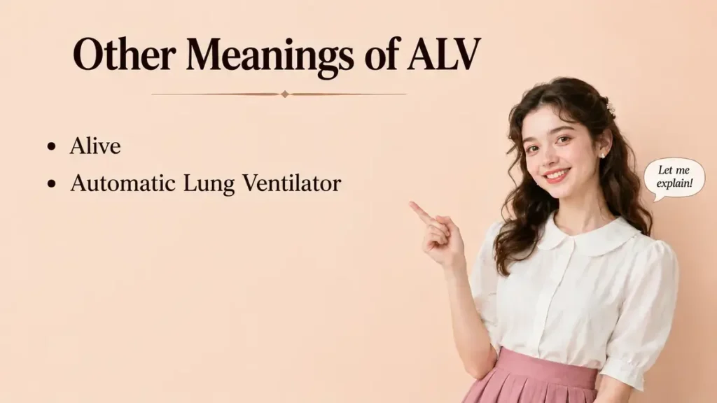 Other Meanings of ALV
