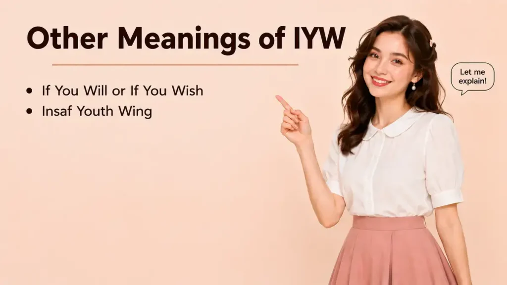 Other Meanings of IYW