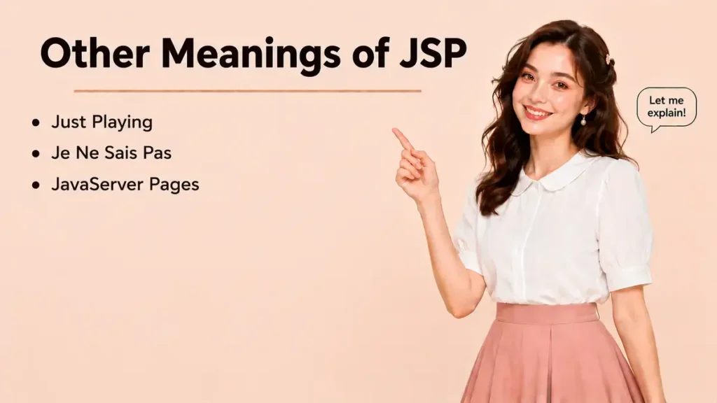 Other Meanings of JSP