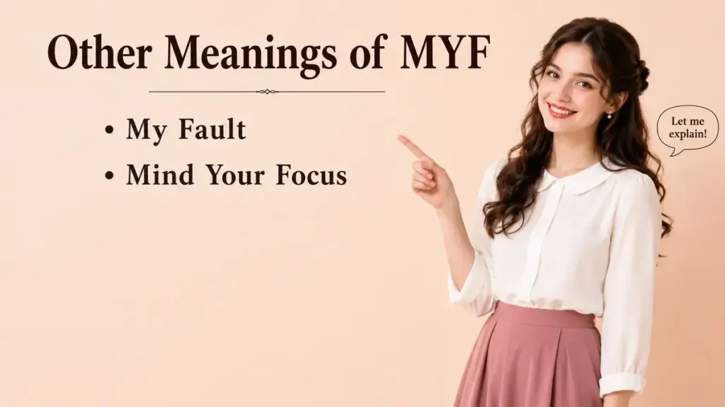 Other Meanings of MYF