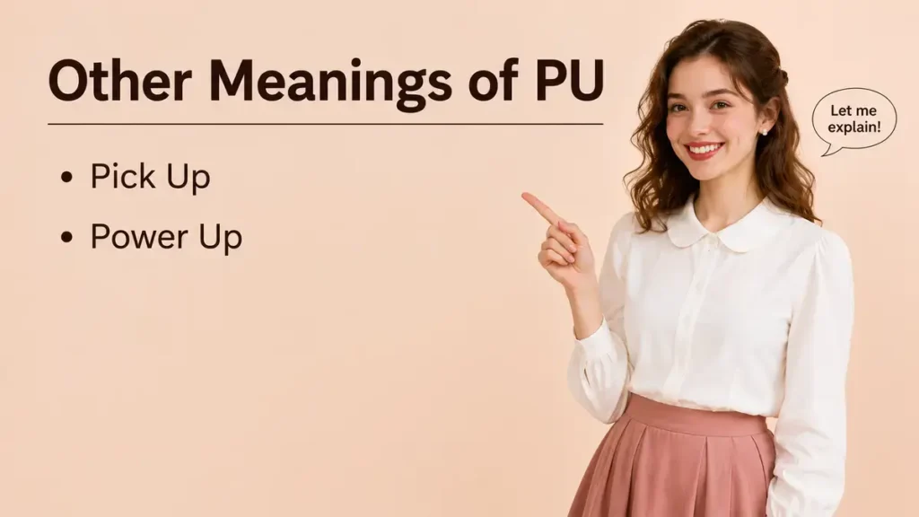 Other Meanings of PU