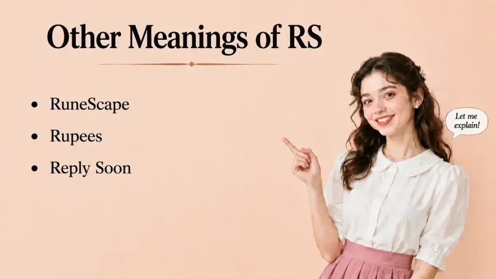 Other Meanings of RS