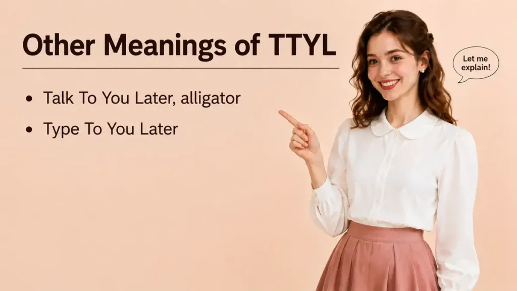 Other Meanings of TTYL