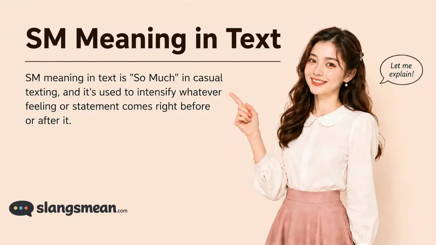 sm meaning in text