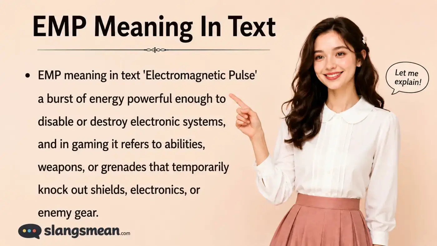 EMP Meaning In Text