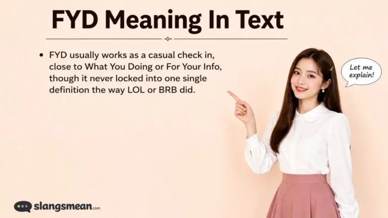 FYD Meaning In Text