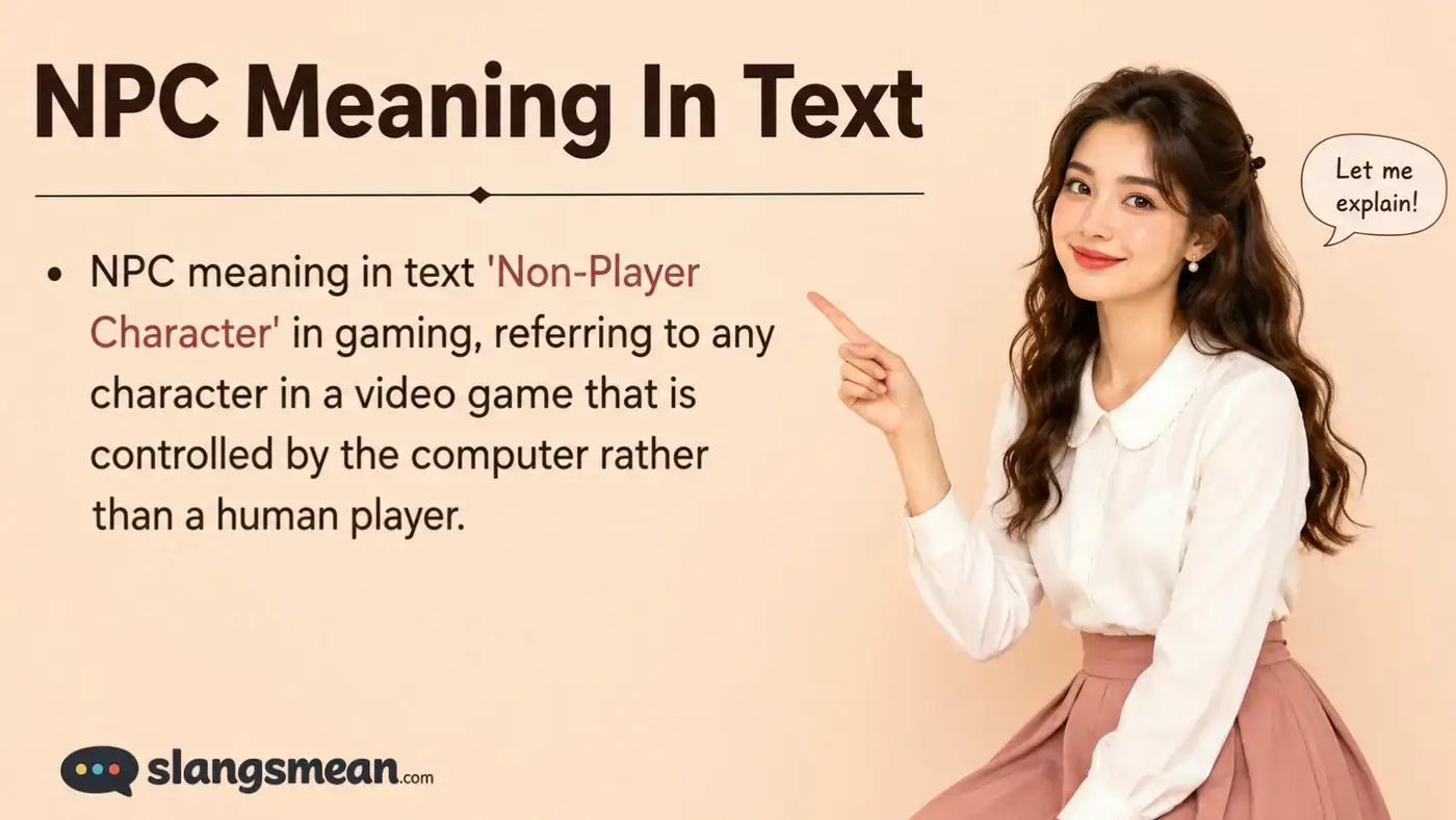 NPC Meaning In Text