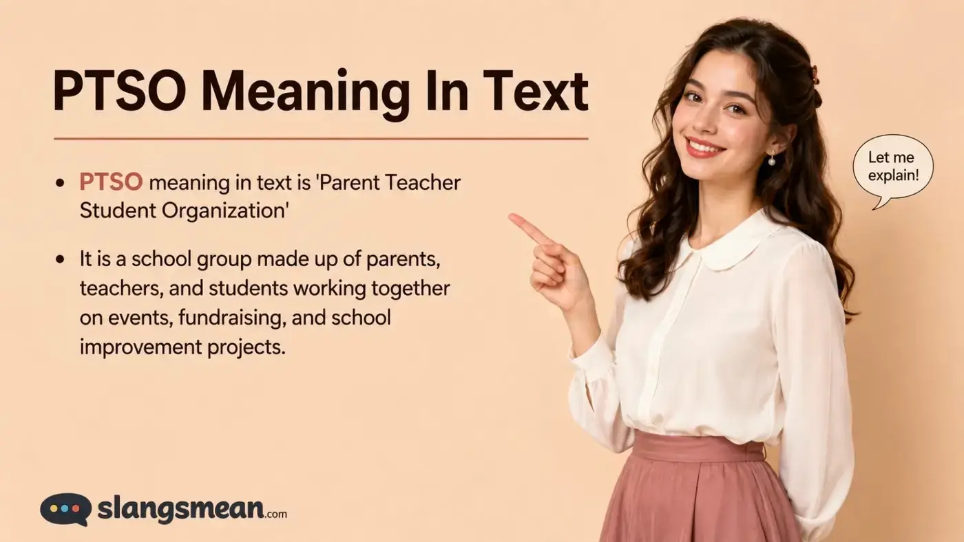 PTSO Meaning In Text