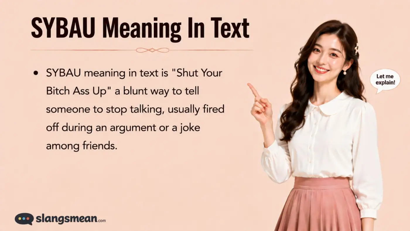 SYBAU Meaning In Text