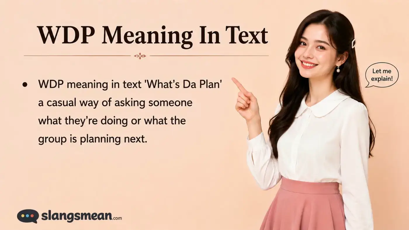 WDP Meaning In Text