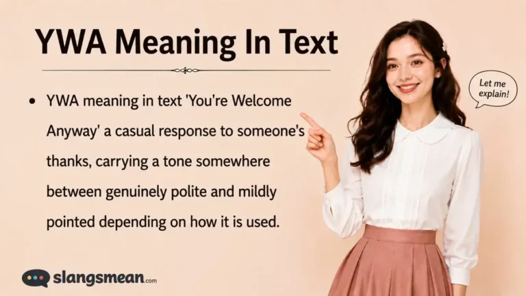 YWA Meaning In Text
