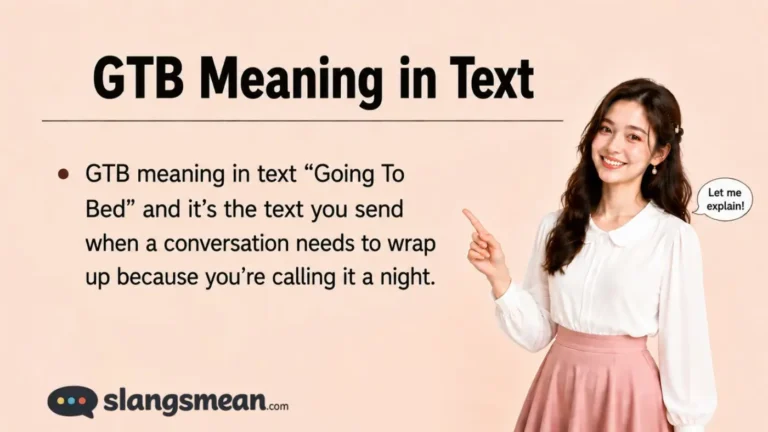 GTB Meaning in Text