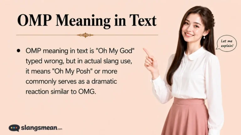 OMP Meaning in Text