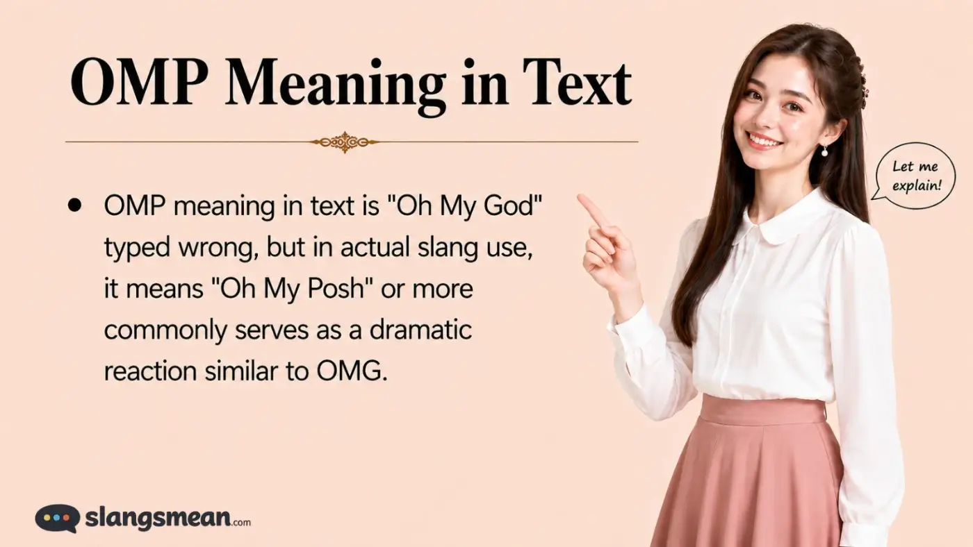 OMP Meaning in Text