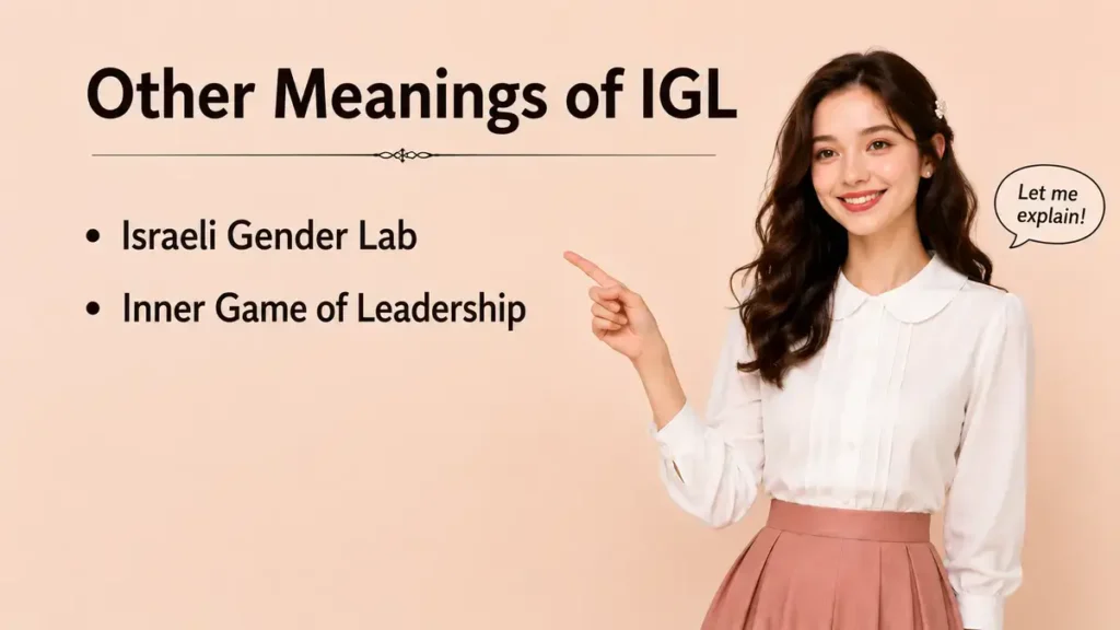 Other Meanings of IGL