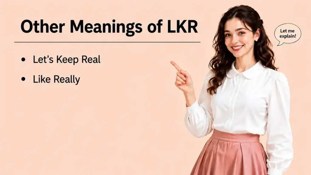 Other Meanings of LKR