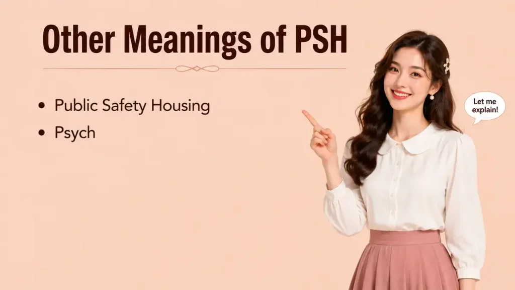 Other Meanings of PSH