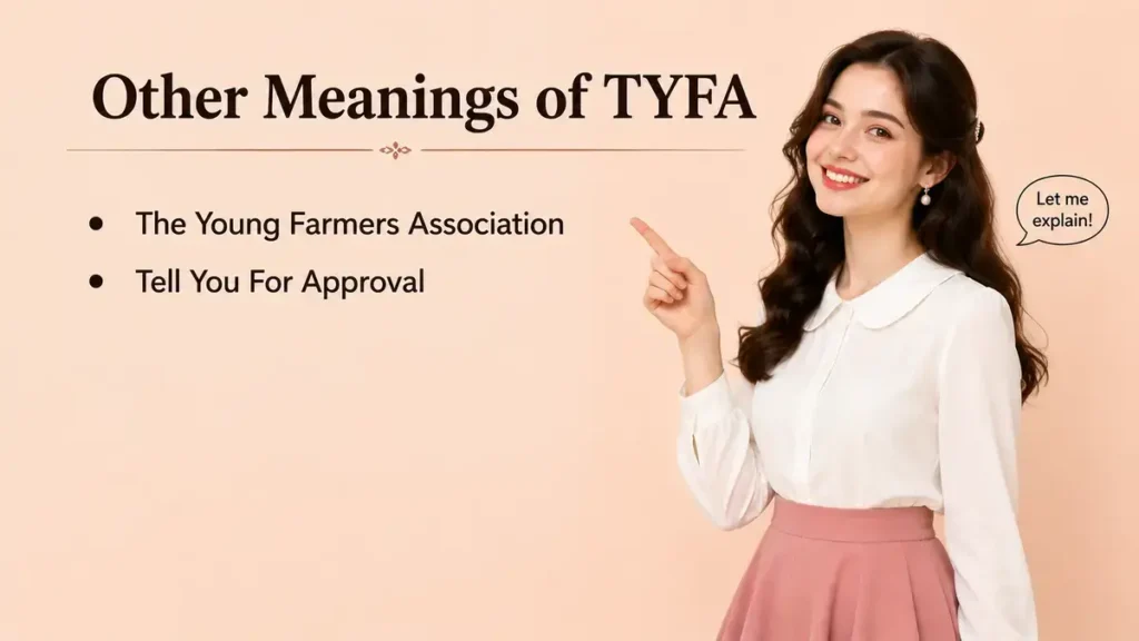 Other Meanings of TYFA