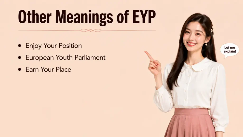 Other Meanings of EYP