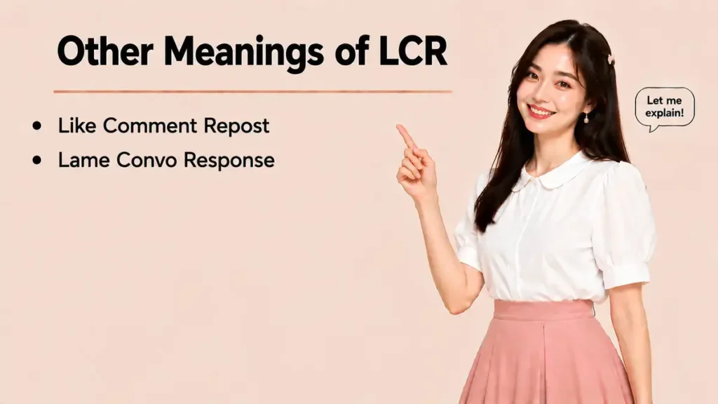 Other Meanings of LCR