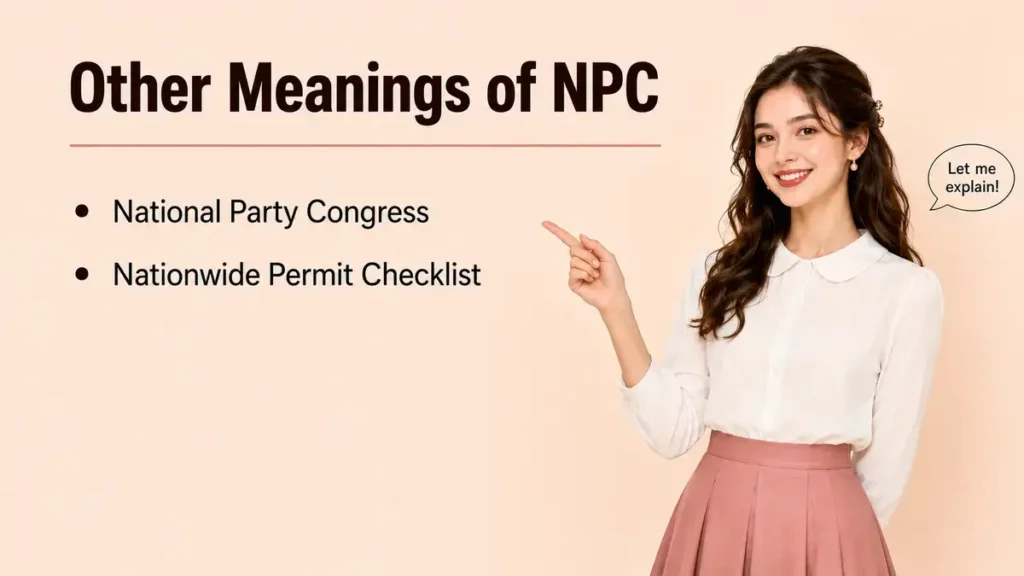 Other Meanings of NPC