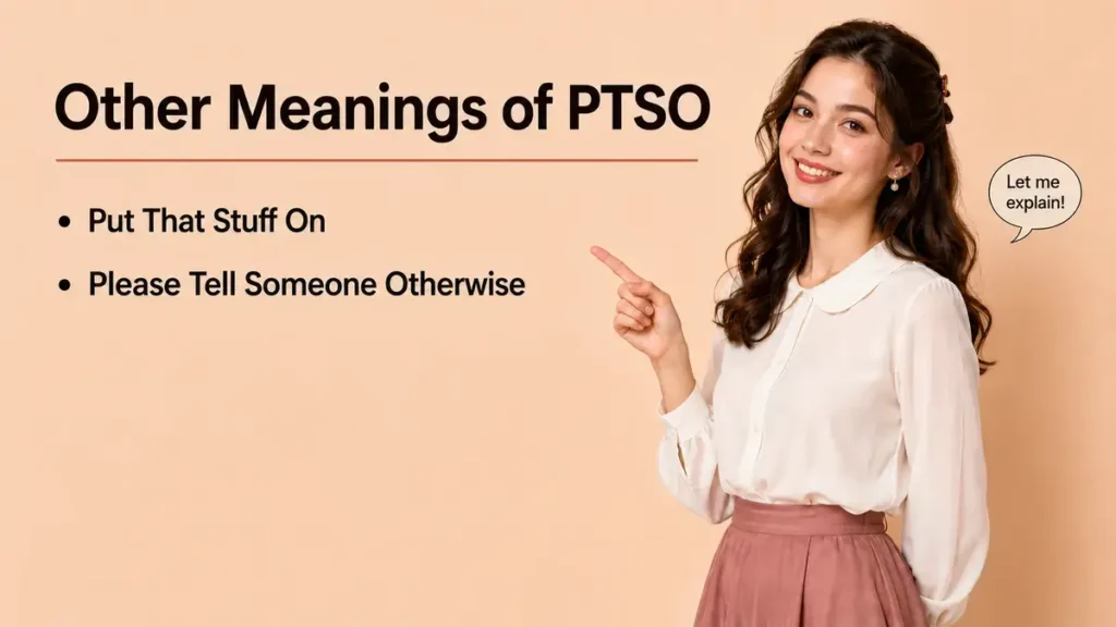 Other Meanings of PTSO