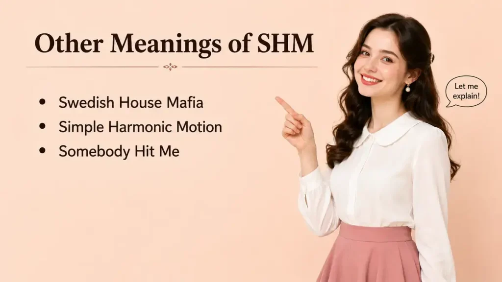 Other Meanings of SHM