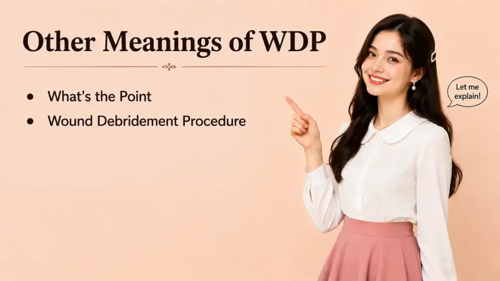 Other Meanings of WDP
