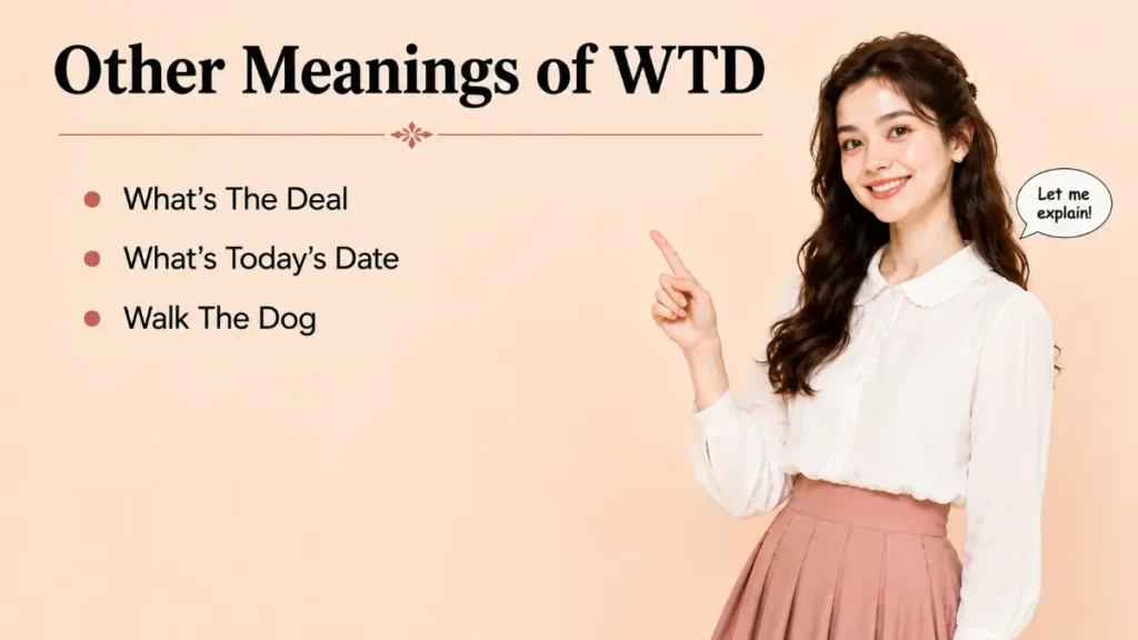 Other Meanings of WTD