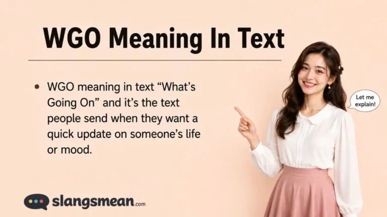 WGO Meaning In Text