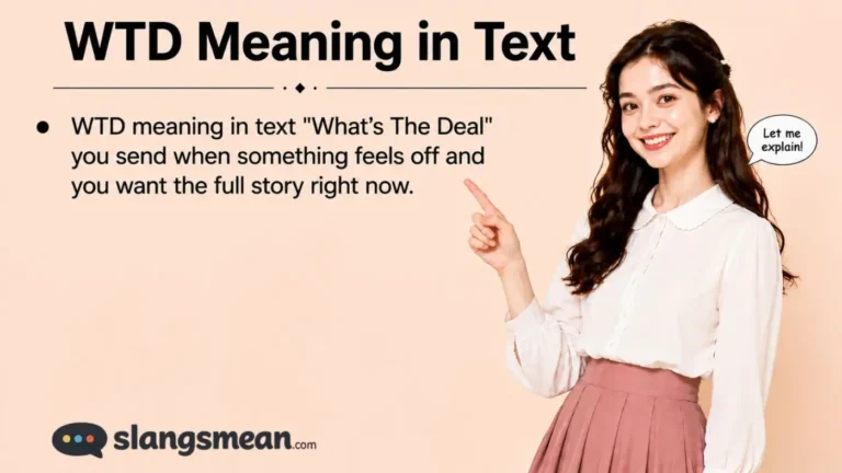WTD Meaning in Text