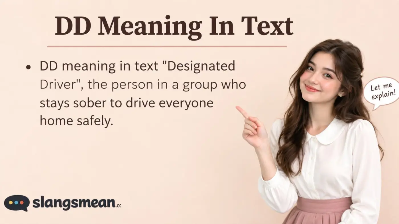 DD Meaning In Text