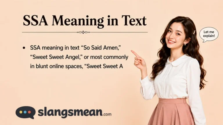SSA Meaning in Text