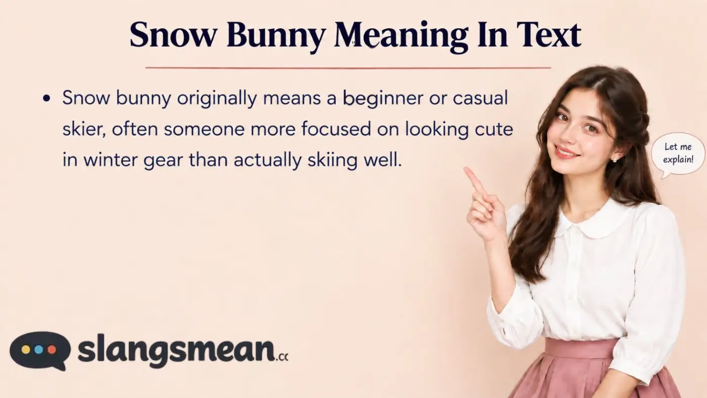 Snow Bunny Meaning In Text